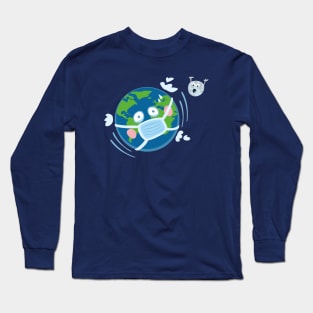 Coronavirus Earth Long Sleeve T-Shirt